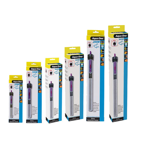 Aqua One Glass Aquarium Heaters