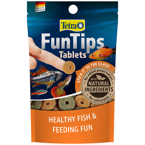 Tetra Fun Tips Tablets Complete food for all Tropical fish
