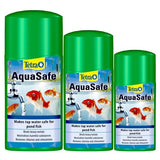 Tetra Pond AquaSafe water dechlorinator.