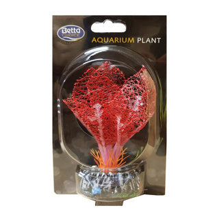 Betta Choice Red Lace Silk Plant (3 sizes)