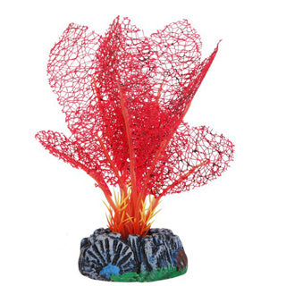 Betta Choice Red Lace Silk Plant (3 sizes)
