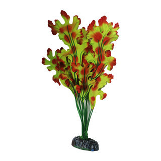 Betta Choice 40cm Green & Red Silk Plant