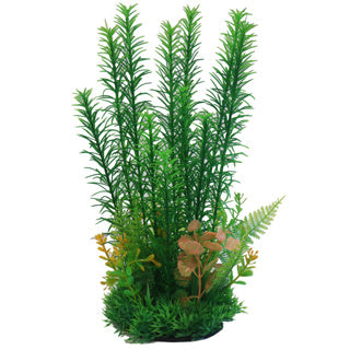 Betta Choice 9" Green &Yellow Combi Plastic Plant
