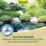 Tetra Pond AquaSafe water dechlorinator.