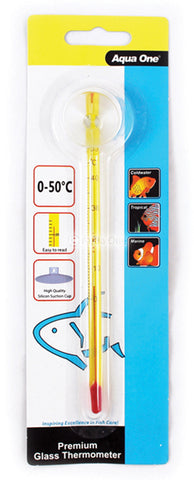 Aqua One Glass Thermometer