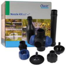 Oase Fountain Nozzle Kit with 1/2" & 1" Adapters
