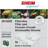 EHEIM FINE FILTER PADS 2222/4,2322/4&PROF250 x3