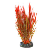 Plastic 20cm Red / Green Plant