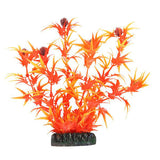 Plastic 20cm Orange Plant