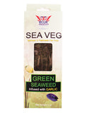 Sea Veg Green Seaweed infused with Garlic 21g