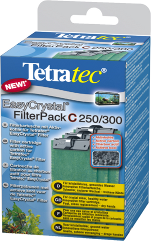 Tetra EasyCrystal Filter Cartridges C 250/300 with Activated Carbon